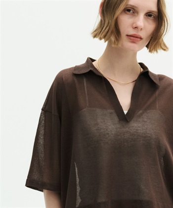 N.O.R.C 【SARACO】スキッパーハーフスリーブニット_subthumb_21