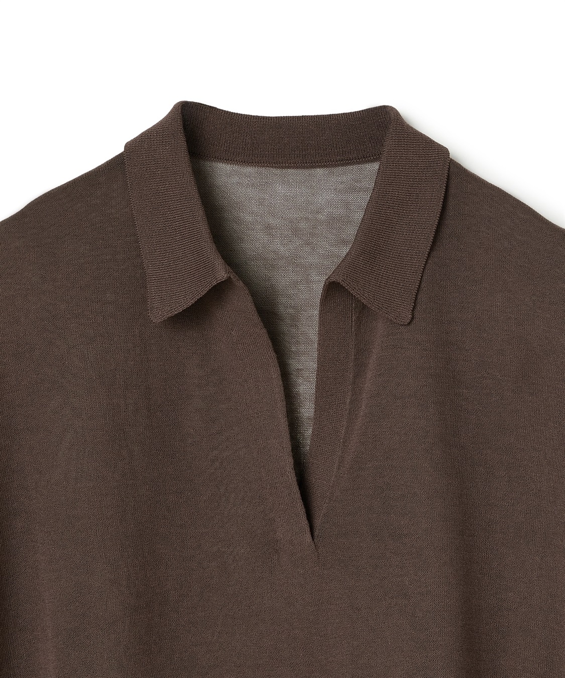 N.O.R.C 【SARACO】スキッパーハーフスリーブニット_sub_25