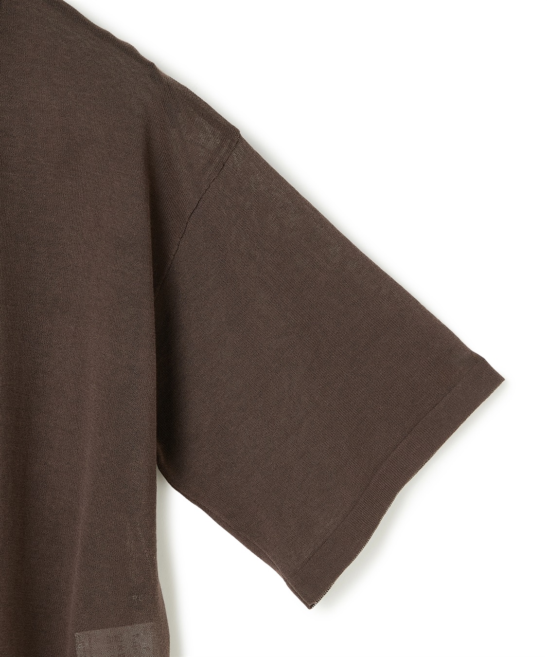 N.O.R.C 【SARACO】スキッパーハーフスリーブニット_sub_26