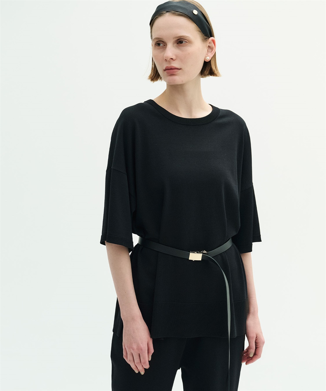 N.O.R.C 【ウォッシャブル】クールリラクシーニットTEE_sub_1