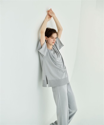 N.O.R.C 【ウォッシャブル】クールリラクシーニットTEE_subthumb_4