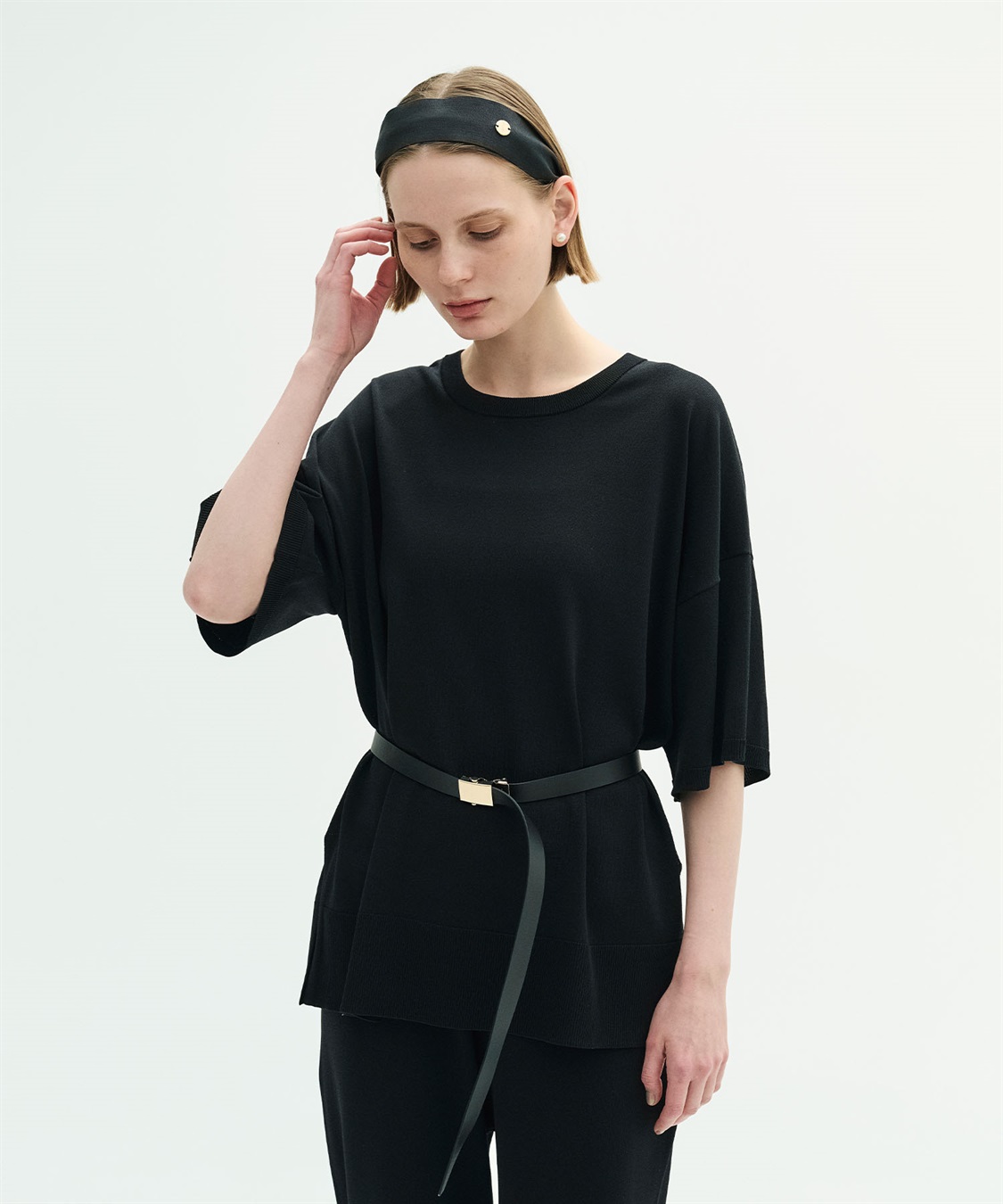 N.O.R.C 【ウォッシャブル】クールリラクシーニットTEE_sub_9