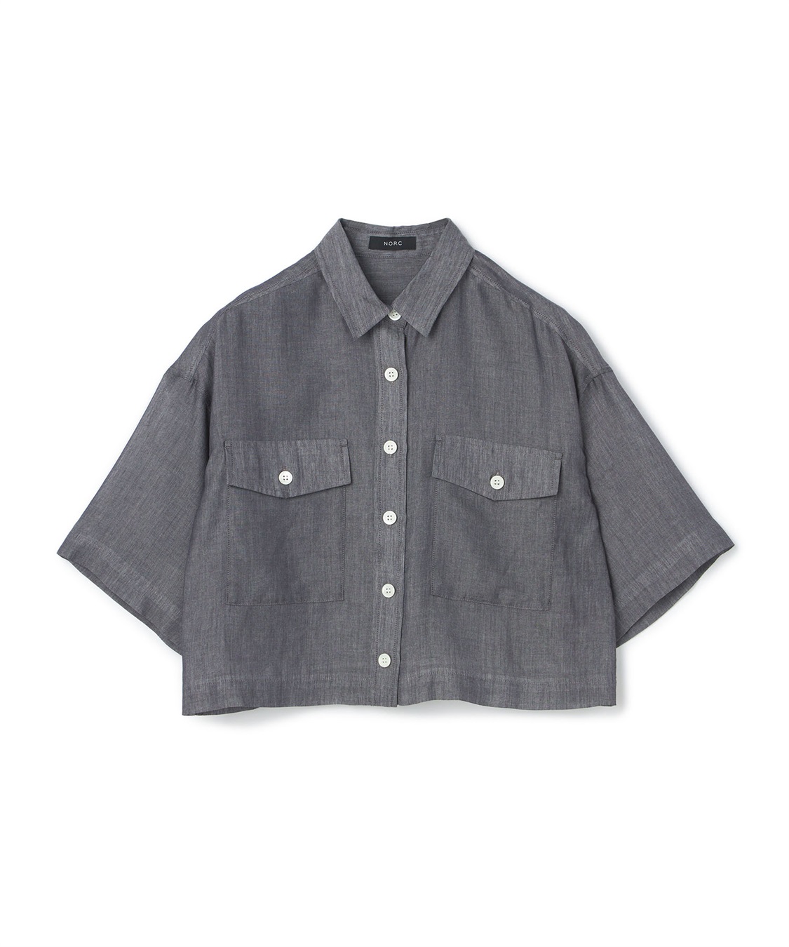N.O.R.C シアーデニムCPOシャツ_sub_18