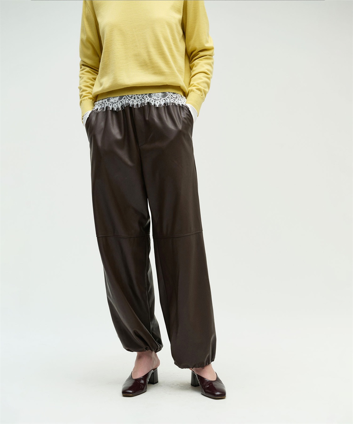 N.O.R.C フェイクレザーパラシュートパンツ_sub_8