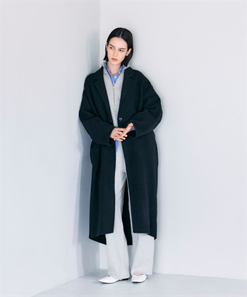N.O.R.C 【PRE ORDER 10%OFF 9/20まで】ウールメルトンコクーンロングリバーコート_subthumb_9