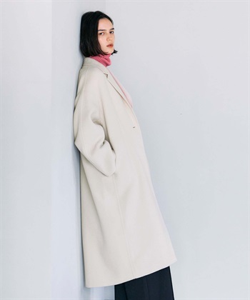 N.O.R.C 【PRE ORDER 10%OFF 9/20まで】ウールメルトンコクーンロングリバーコート_subthumb_31
