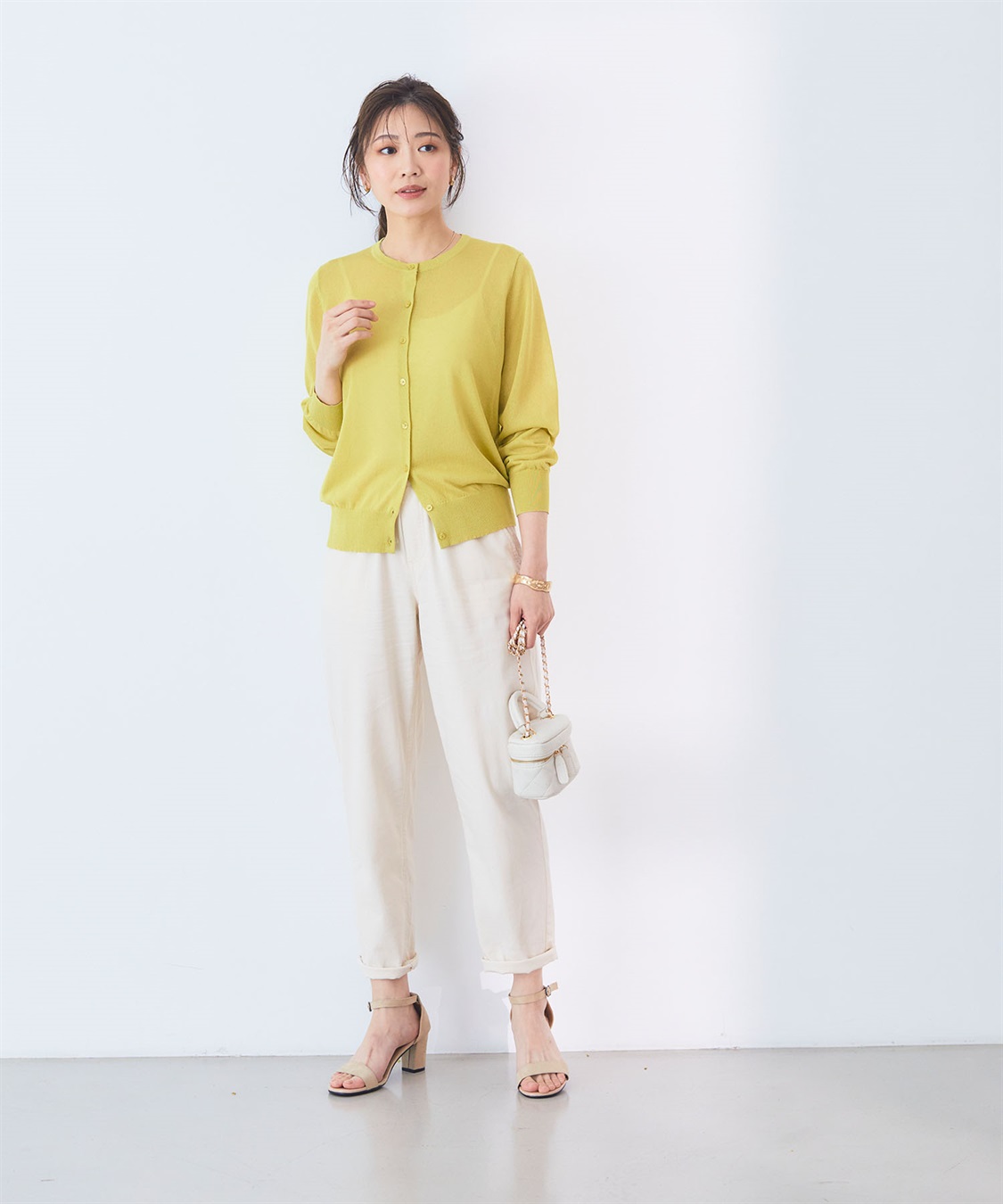 CROSS FUNCTION 《洗える》サマナチュラ シアークルーネックカーディガン【CF/クロスファンクション】_sub_26