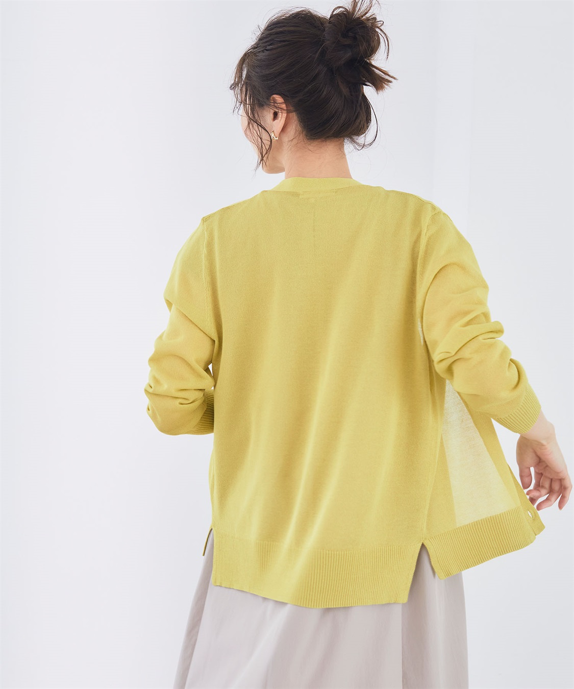 CROSS FUNCTION 《洗える》サマナチュラ シアーVネックカーディガン【CF/クロスファンクション】_sub_22