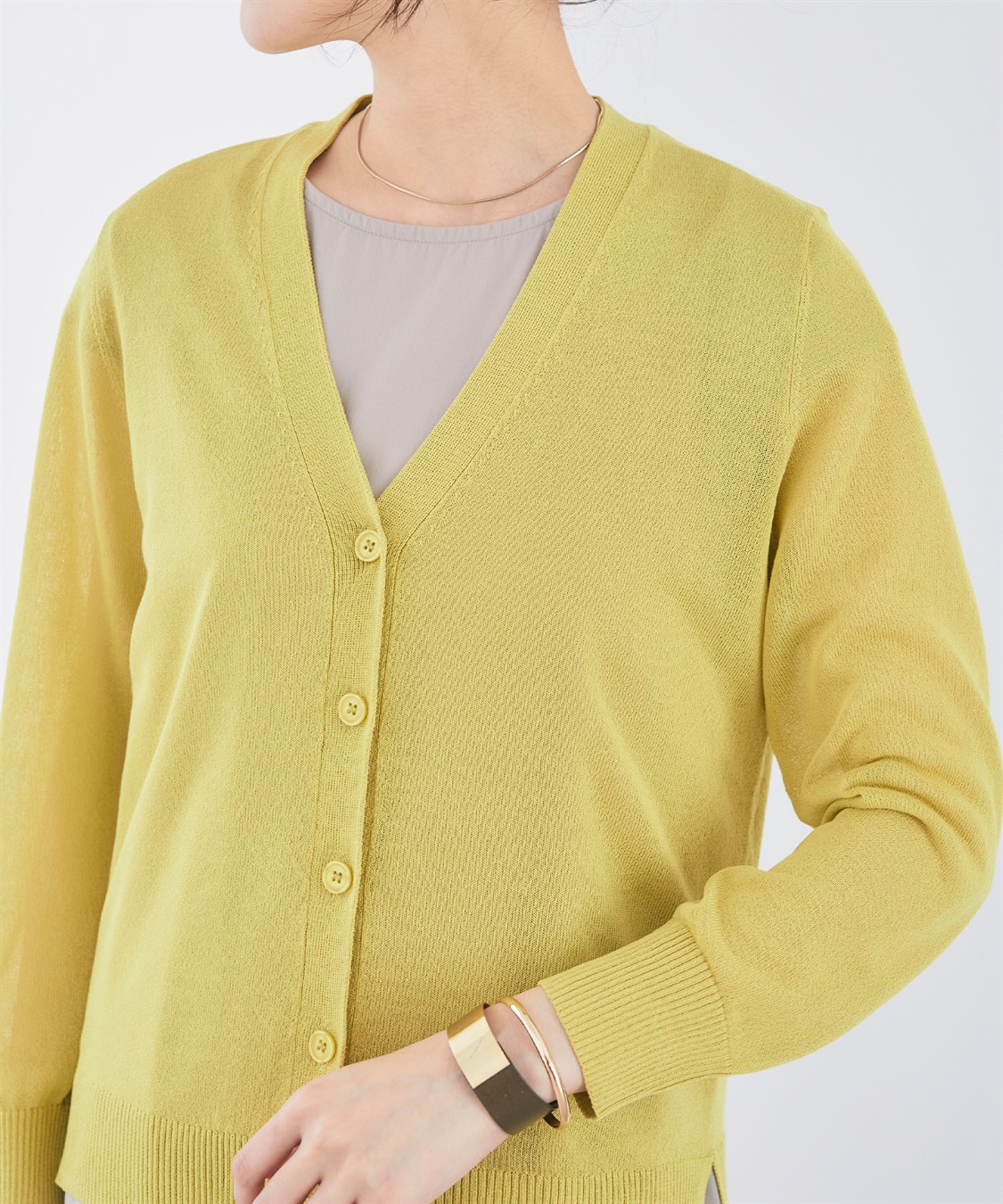 CROSS FUNCTION 《洗える》サマナチュラ シアーVネックカーディガン【CF/クロスファンクション】_sub_27