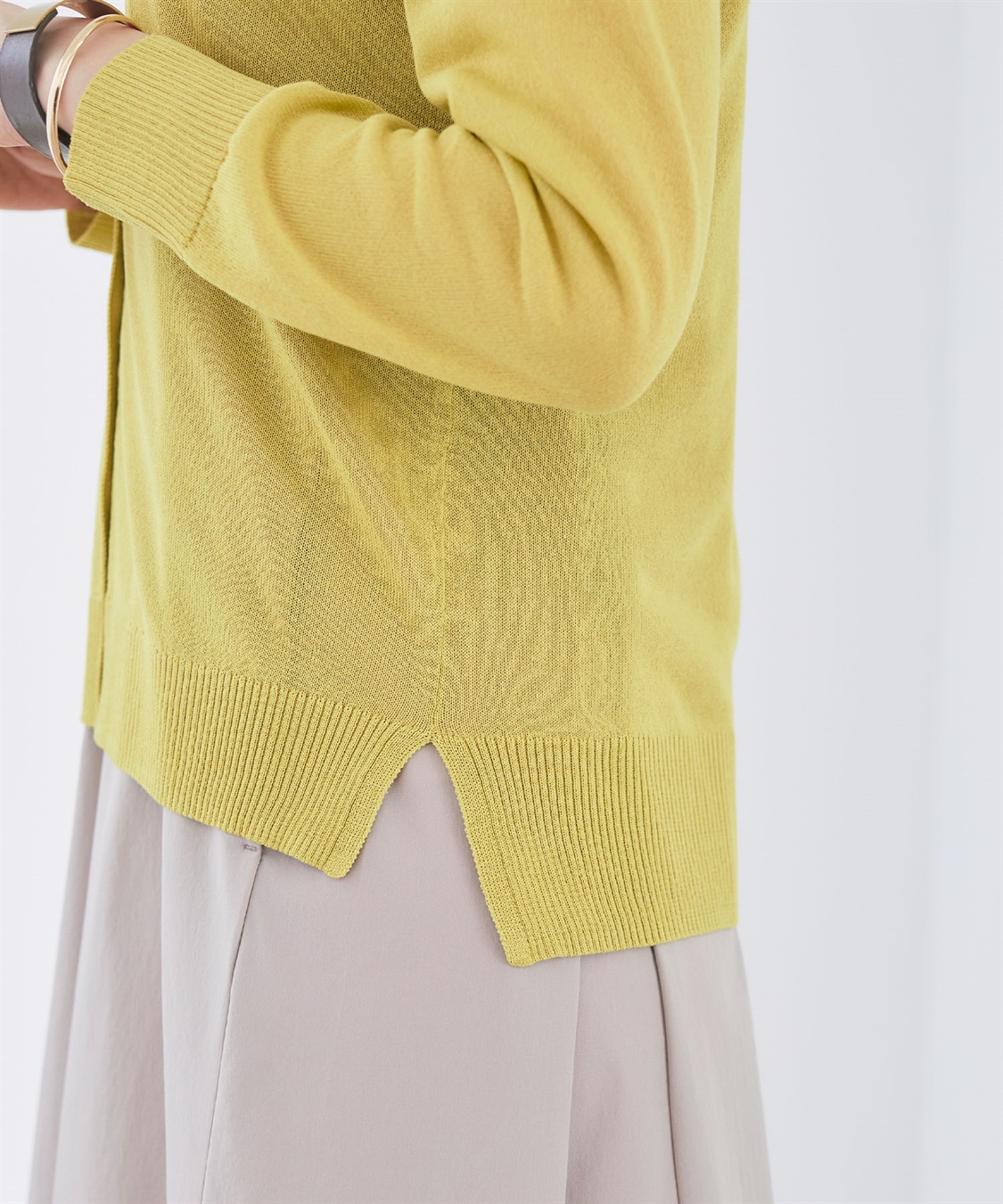 CROSS FUNCTION 《洗える》サマナチュラ シアーVネックカーディガン【CF/クロスファンクション】_sub_28