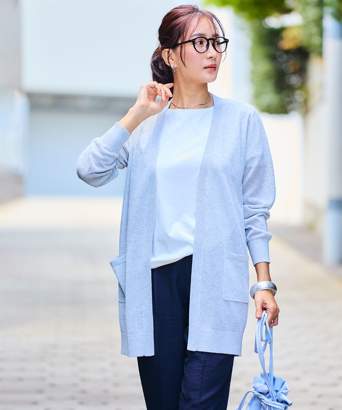 CROSS FUNCTION 《洗える》サマナチュラ シアーロングトッパーカーディガン【CF/クロスファンクション】_sub_10