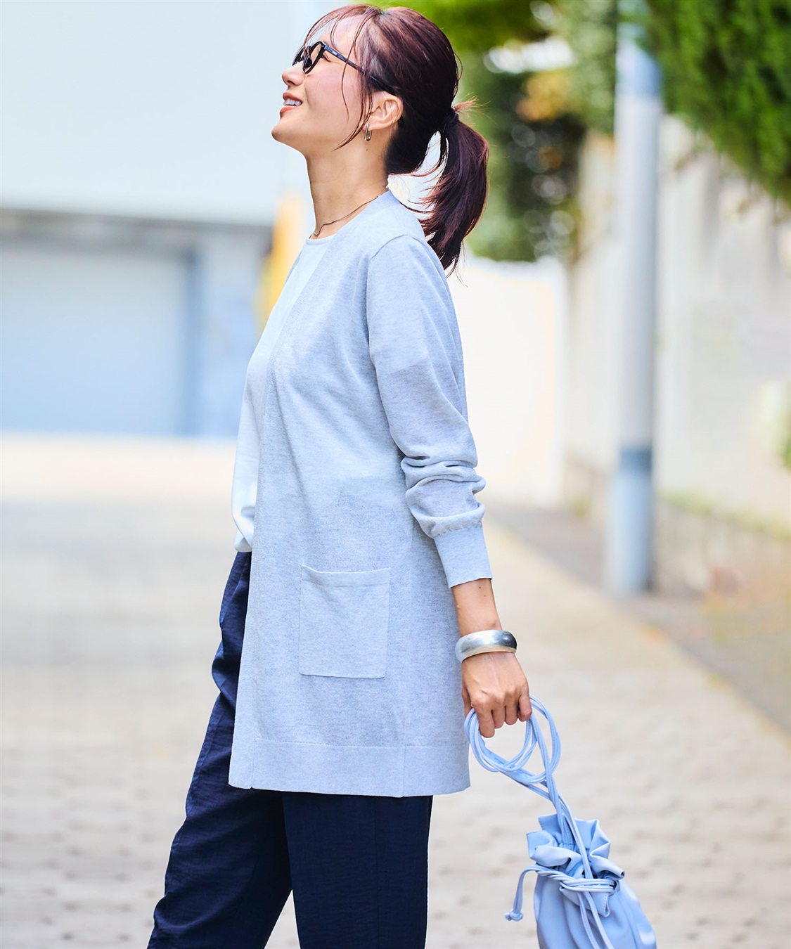 CROSS FUNCTION 《洗える》サマナチュラ シアーロングトッパーカーディガン【CF/クロスファンクション】_sub_12