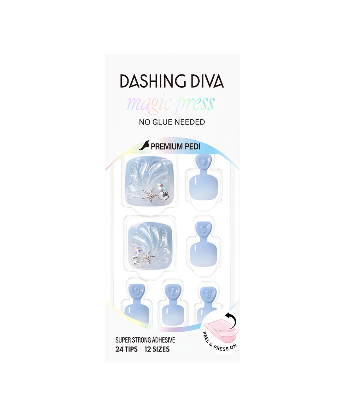 DASHING DIVA DASHING DIVA/ダッシングディバ magic press Shell Breeze フットネイル_sub_6