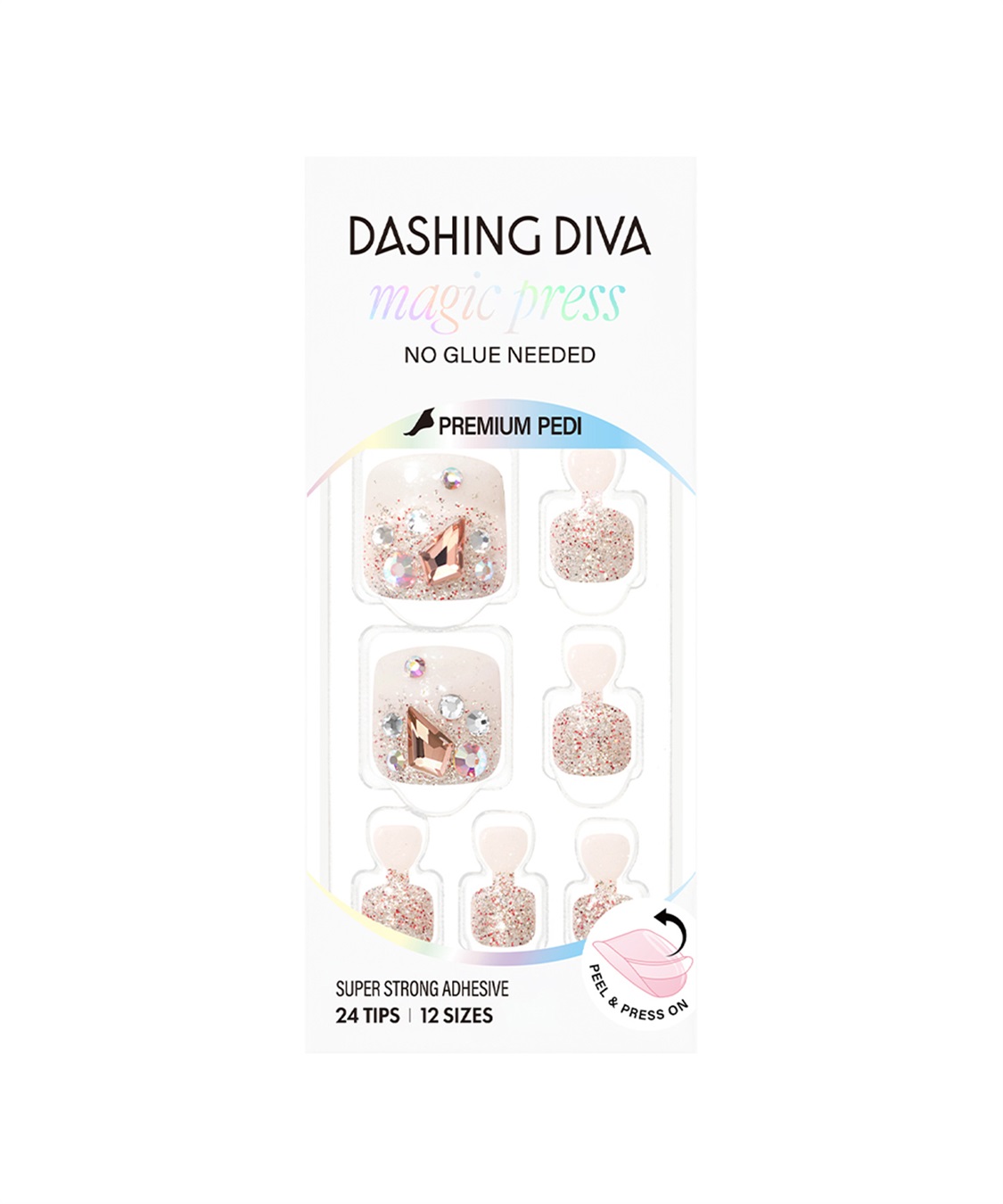 DASHING DIVA DASHING DIVA/ダッシングディバ magic press Dazzling Gold フットネイル_sub_6