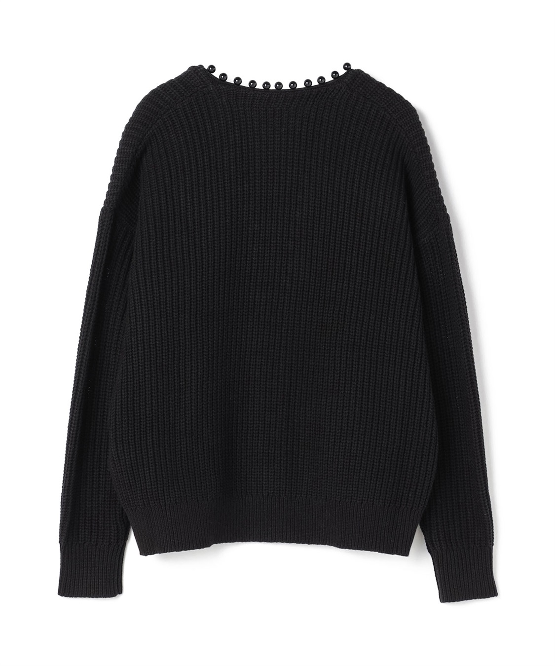 限定sale10/29までチェスティ パールカーディガン ブラック martinique(マルティニーク)｜FOXカシミヤパールカーディガン(一部WEB