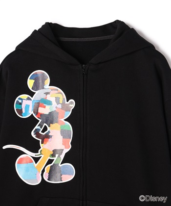 ATSURO TAYAMA Disney × HERALBONY｜ART PULLOVER Keisuke Mori「フンパーティング」ジップアップパーカー_subthumb_6