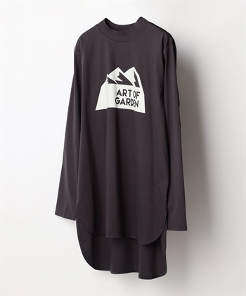 ATSURO TAYAMA マウンテンプリントハイネック長袖Tシャツ_subthumb_1