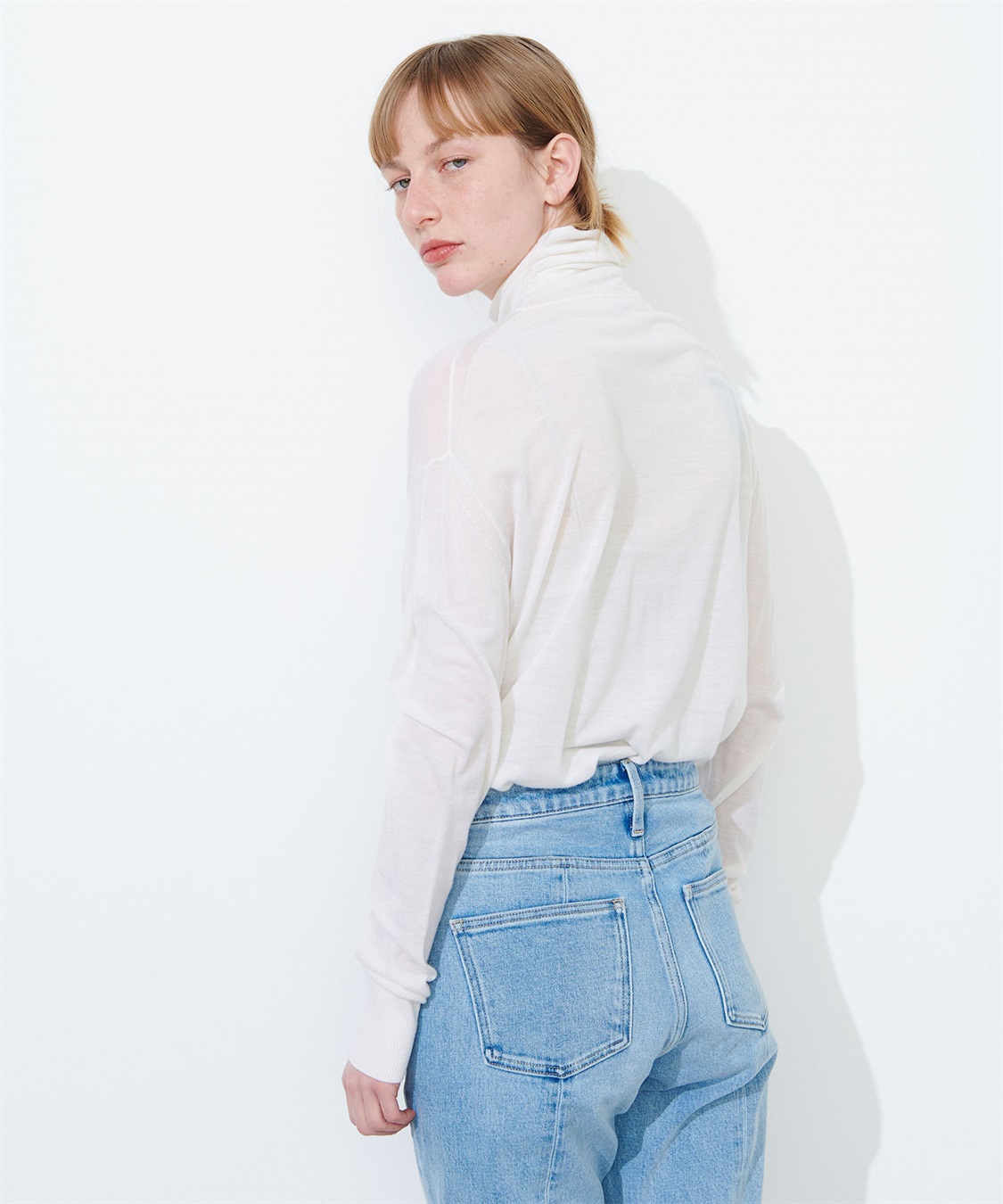 N.O.R.C メリノウールシアータートルニット_sub_10