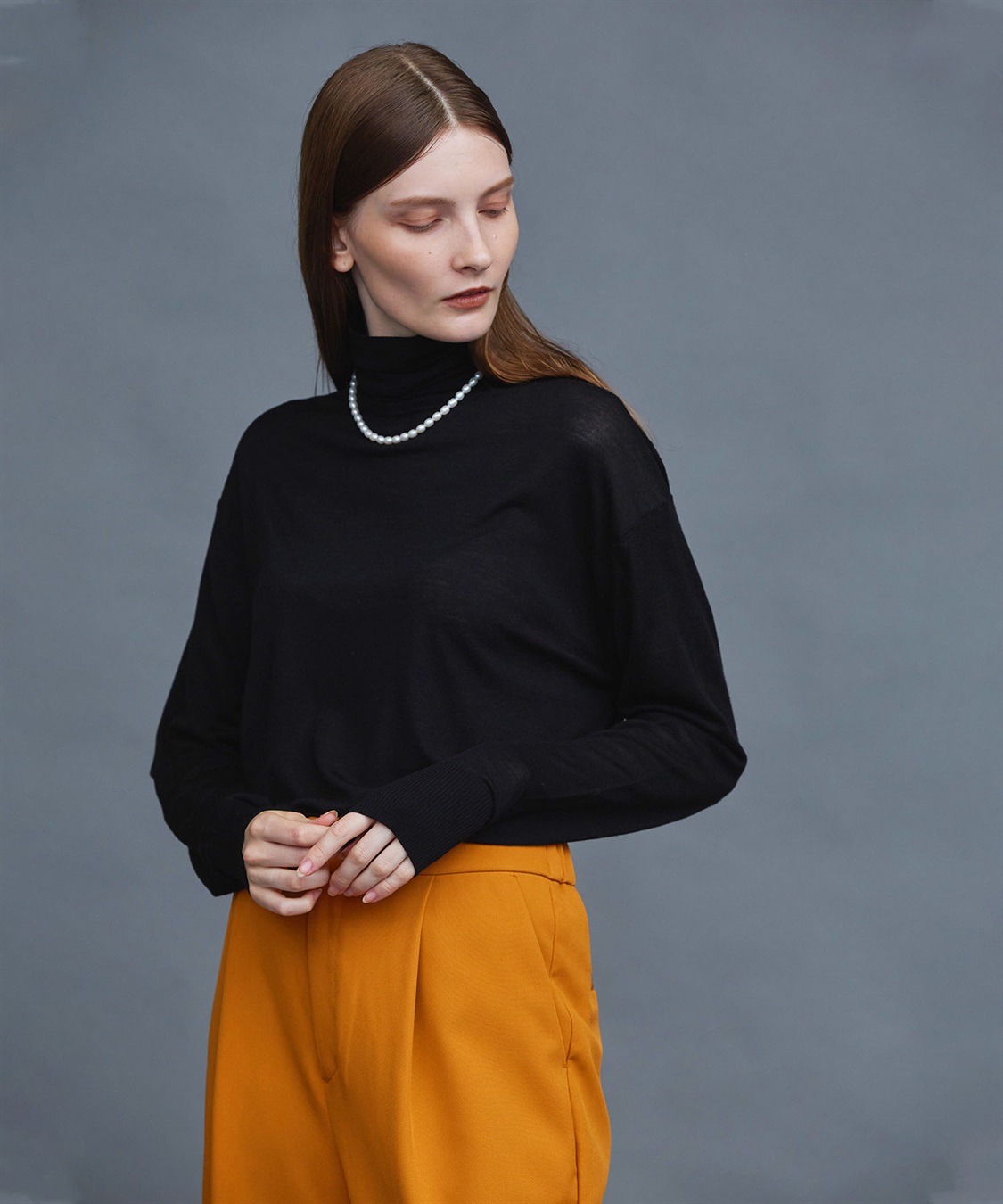 N.O.R.C メリノウールシアータートルニット_sub_14