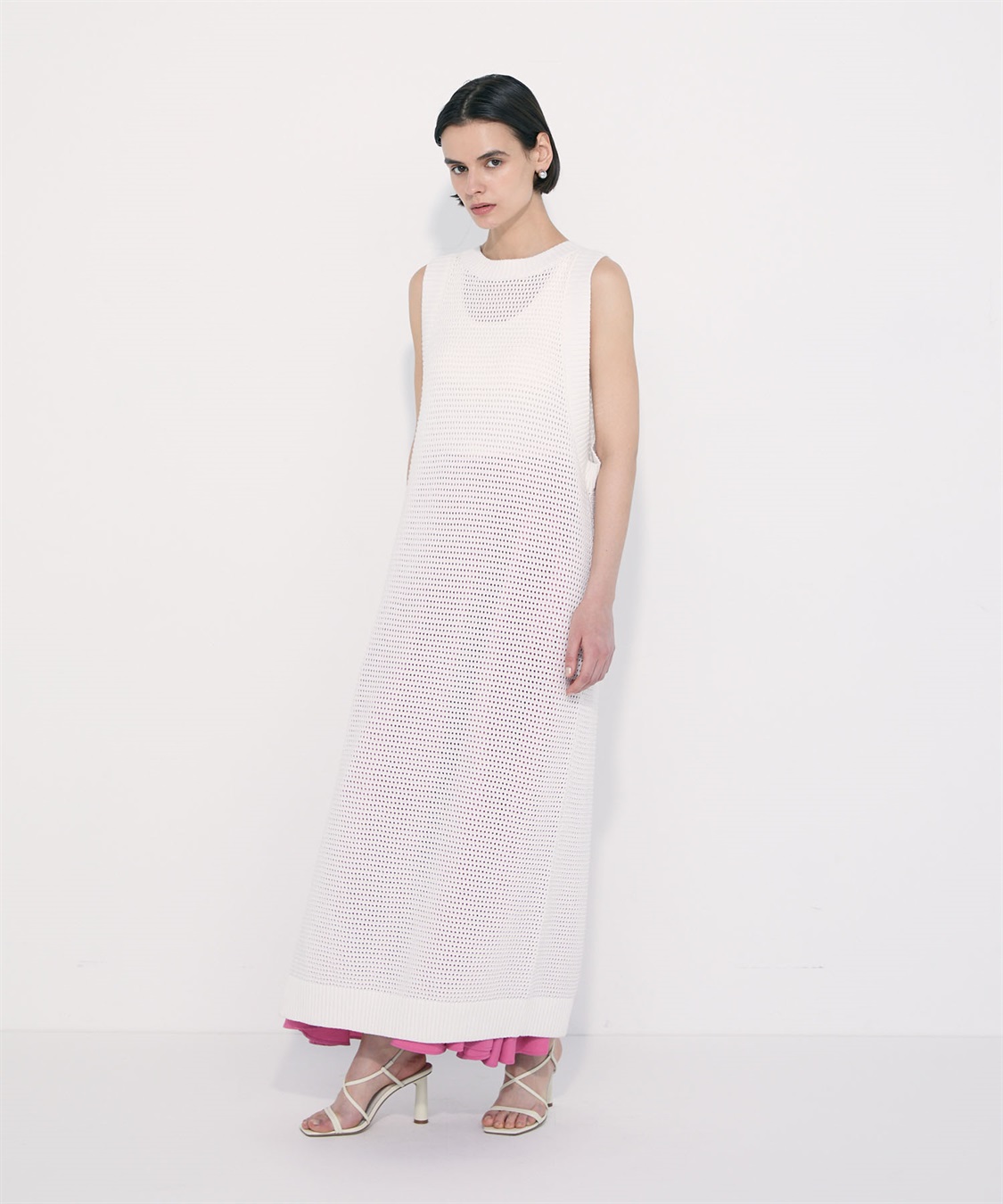 N.O.R.C クロシェライクニットワンピース_sub_1