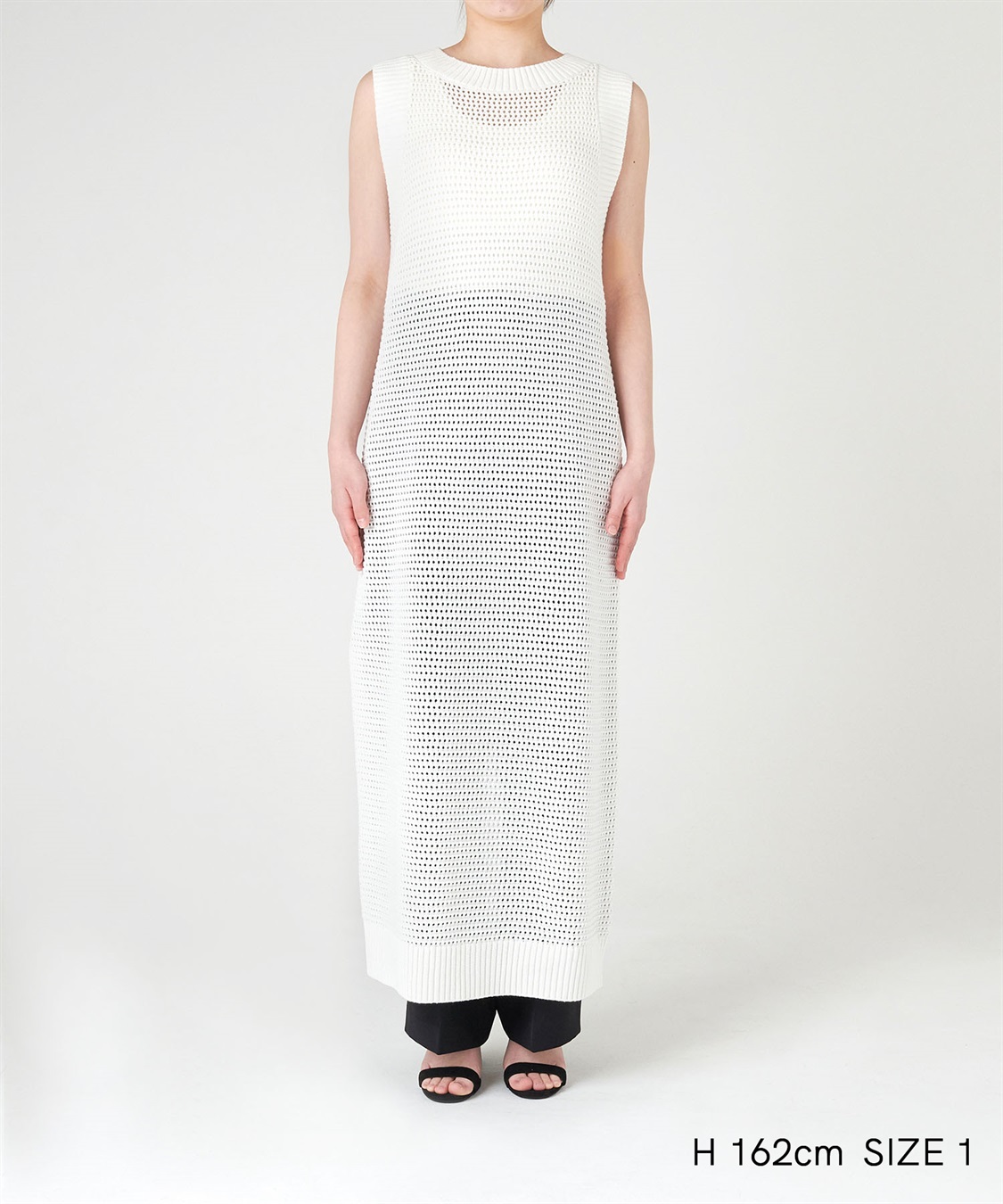 N.O.R.C クロシェライクニットワンピース_sub_9