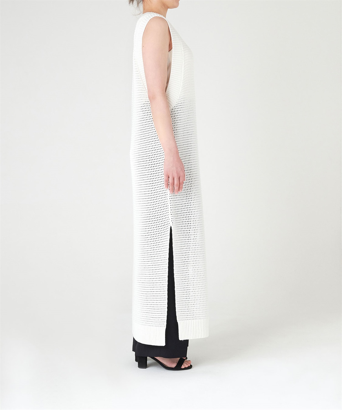 N.O.R.C クロシェライクニットワンピース_sub_10