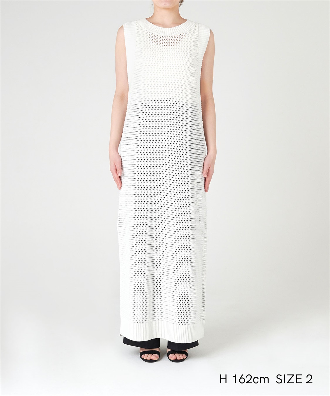 N.O.R.C クロシェライクニットワンピース_sub_12