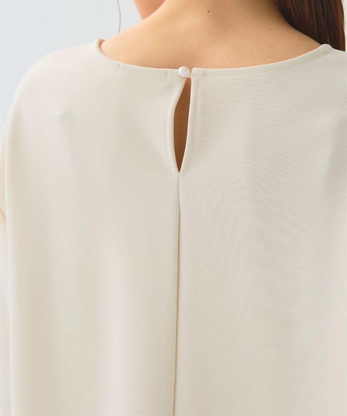 CROSS FUNCTION 《UV/シワになりにくい》サマ美え ジョーゼットバルーンスリーブトップス_sub_11