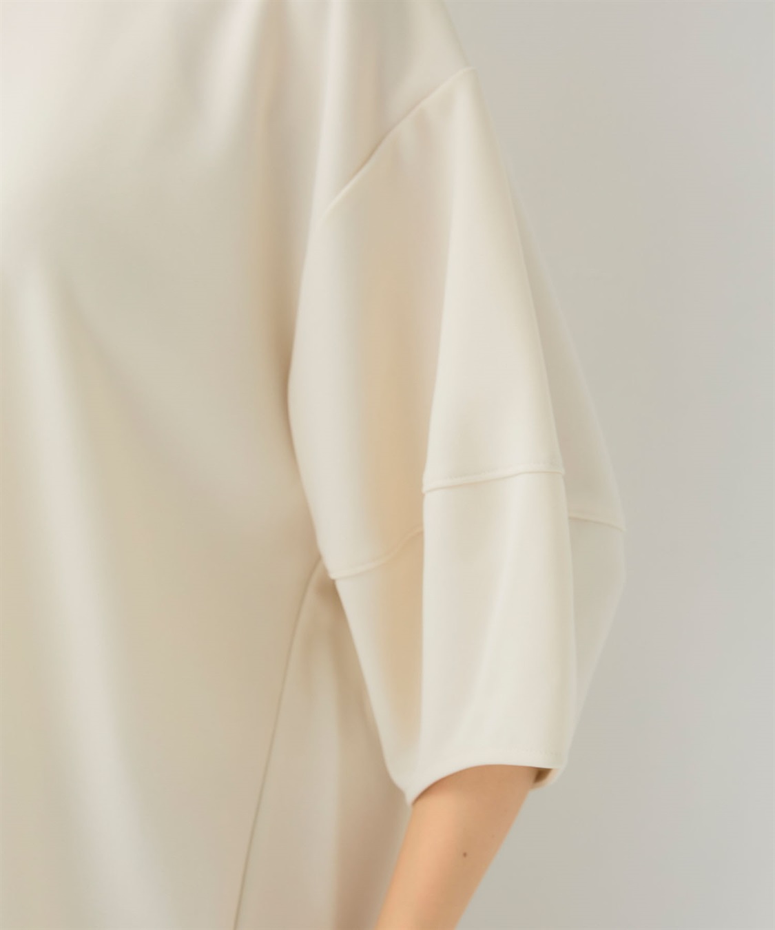 CROSS FUNCTION 《UV/シワになりにくい》サマ美え ジョーゼットバルーンスリーブトップス_sub_12