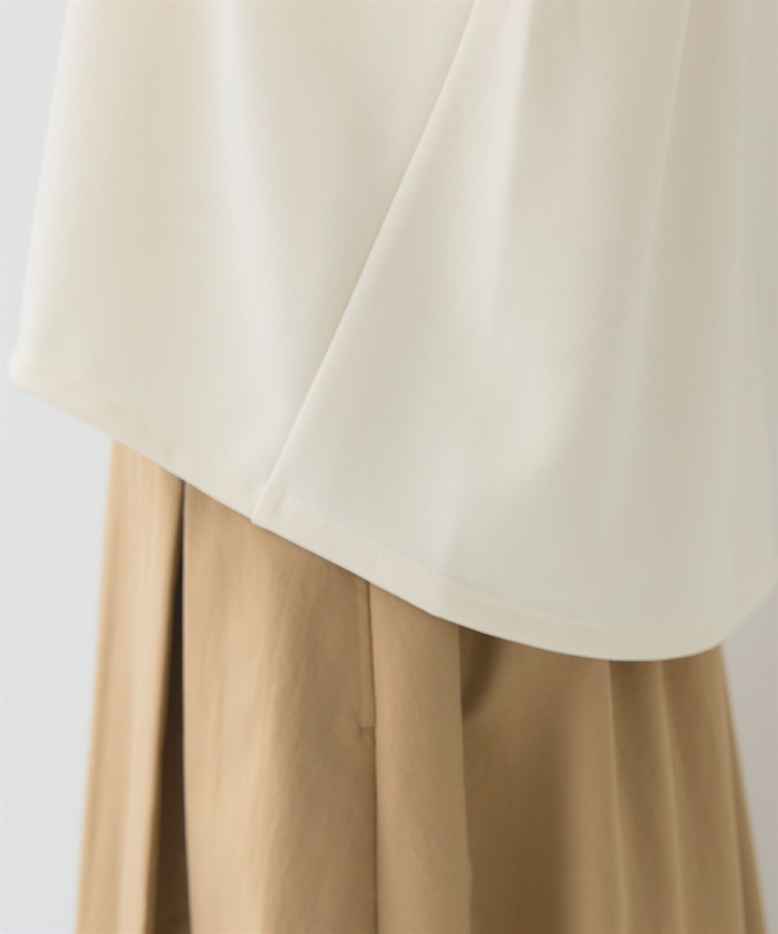 CROSS FUNCTION 《UV/シワになりにくい》サマ美え ジョーゼットバルーンスリーブトップス_sub_13