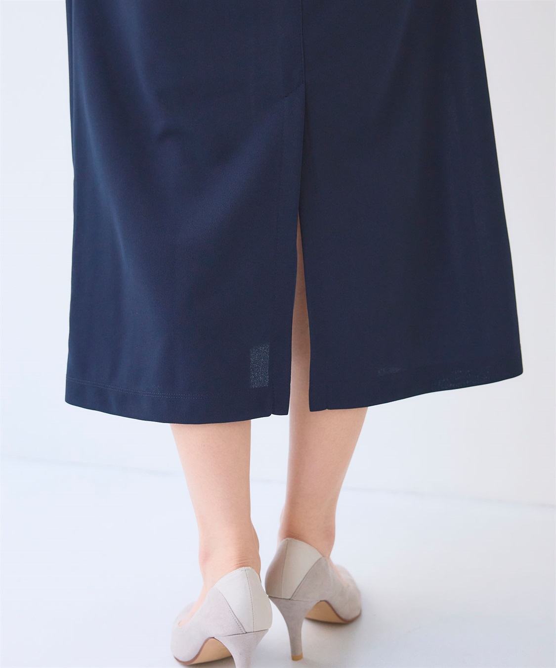 CROSS FUNCTION 《シワになりにくい》サマ美え ジョーゼット深Vネックジャンスカ_sub_18