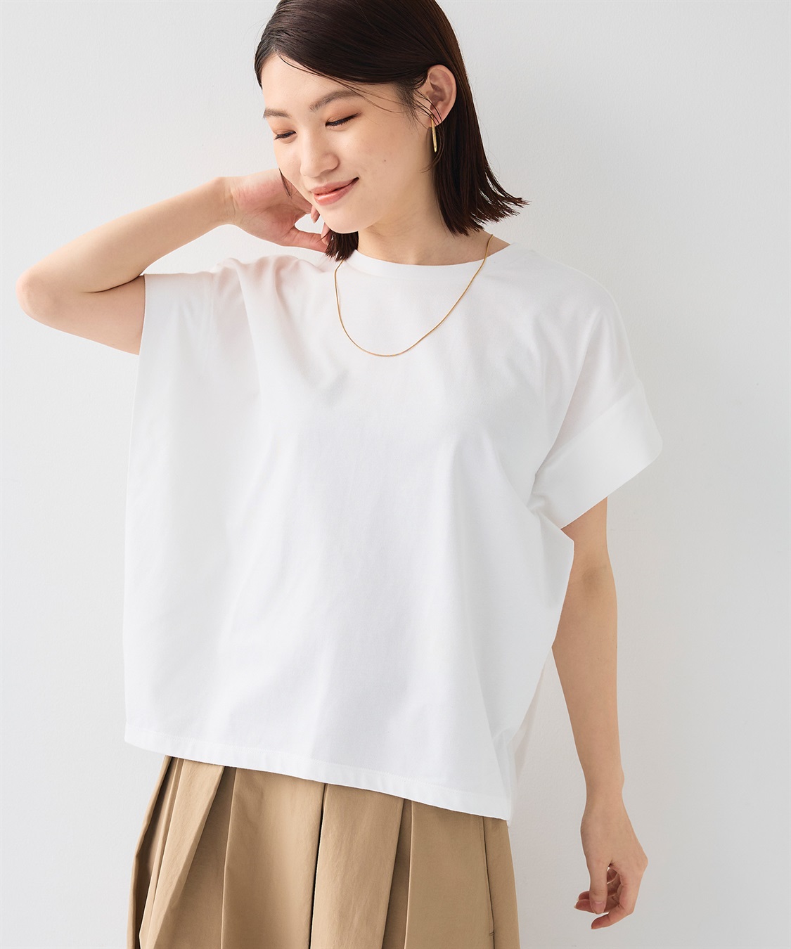 CROSS FUNCTION 《汗染み防止》正解 ゆるシルエットフレンチプルオーバー_sub_1