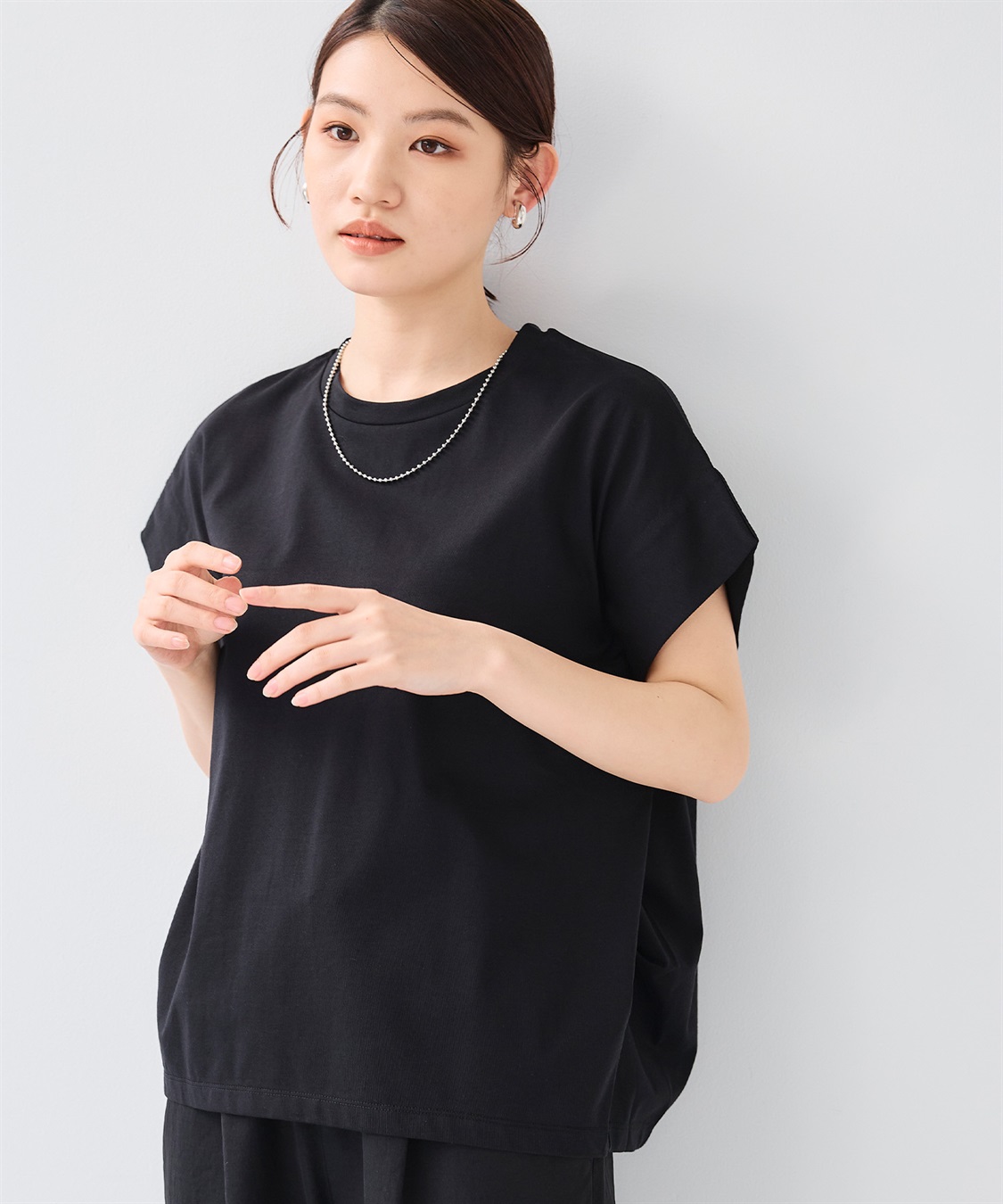 CROSS FUNCTION 《汗染み防止》正解 ゆるシルエットフレンチプルオーバー_sub_2