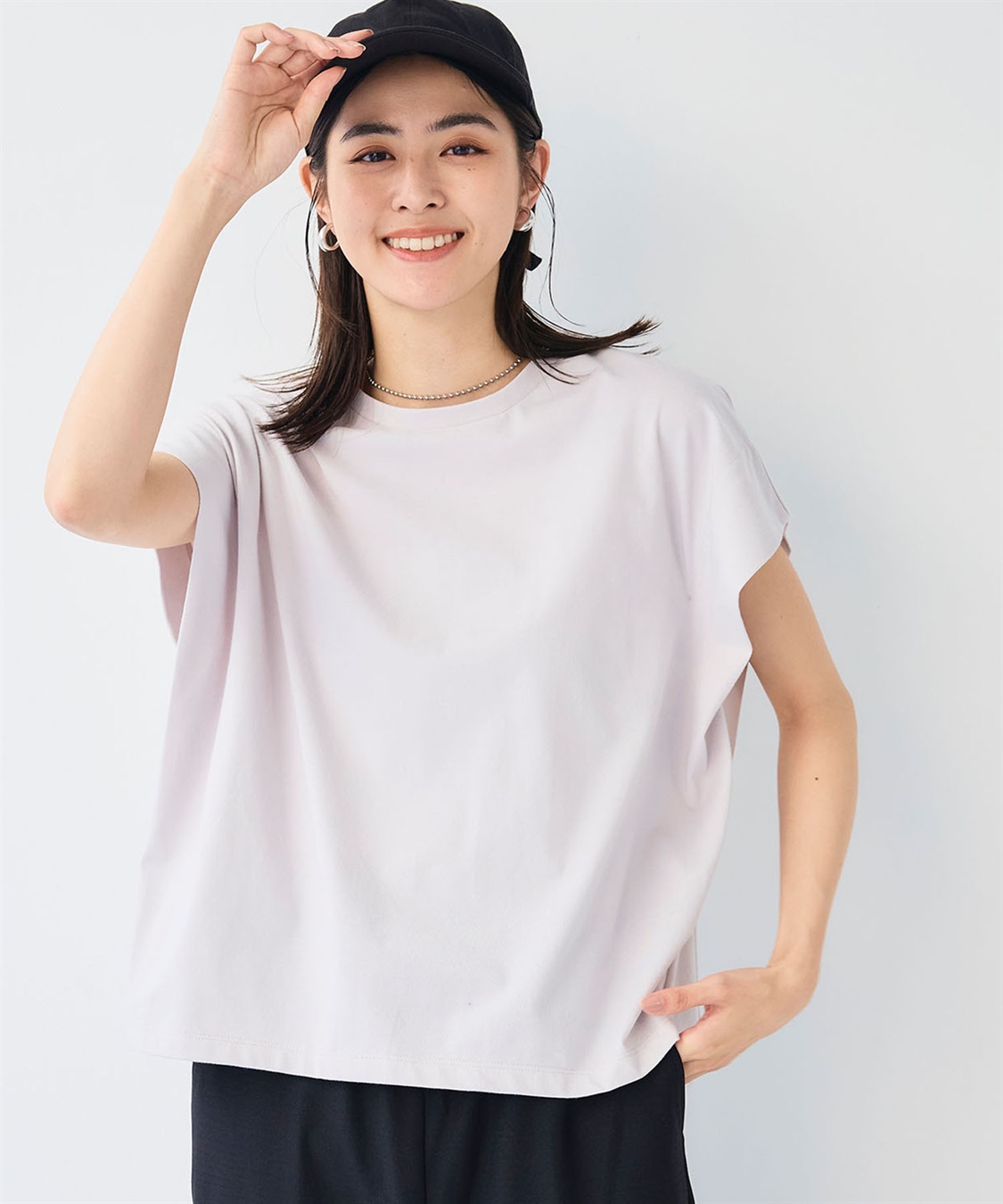 CROSS FUNCTION 《汗染み防止》正解 ゆるシルエットフレンチプルオーバー_sub_3