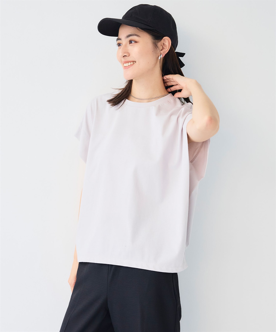 CROSS FUNCTION 《汗染み防止》正解 ゆるシルエットフレンチプルオーバー_sub_14