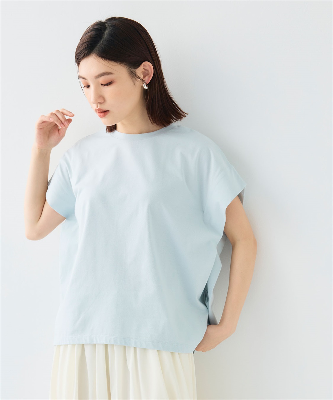 CROSS FUNCTION 《汗染み防止》正解 ゆるシルエットフレンチプルオーバー_sub_19