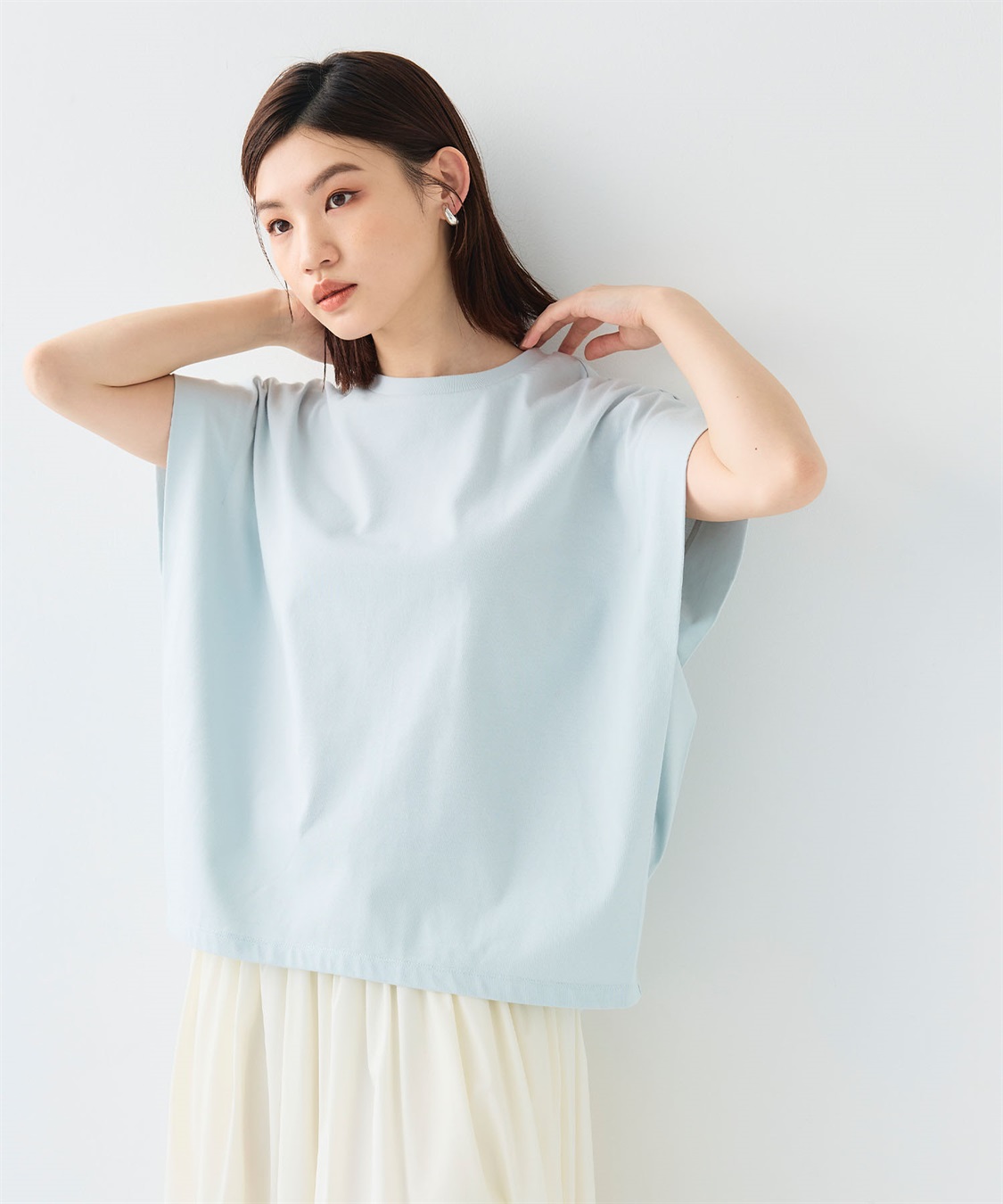 CROSS FUNCTION 《汗染み防止》正解 ゆるシルエットフレンチプルオーバー_sub_20