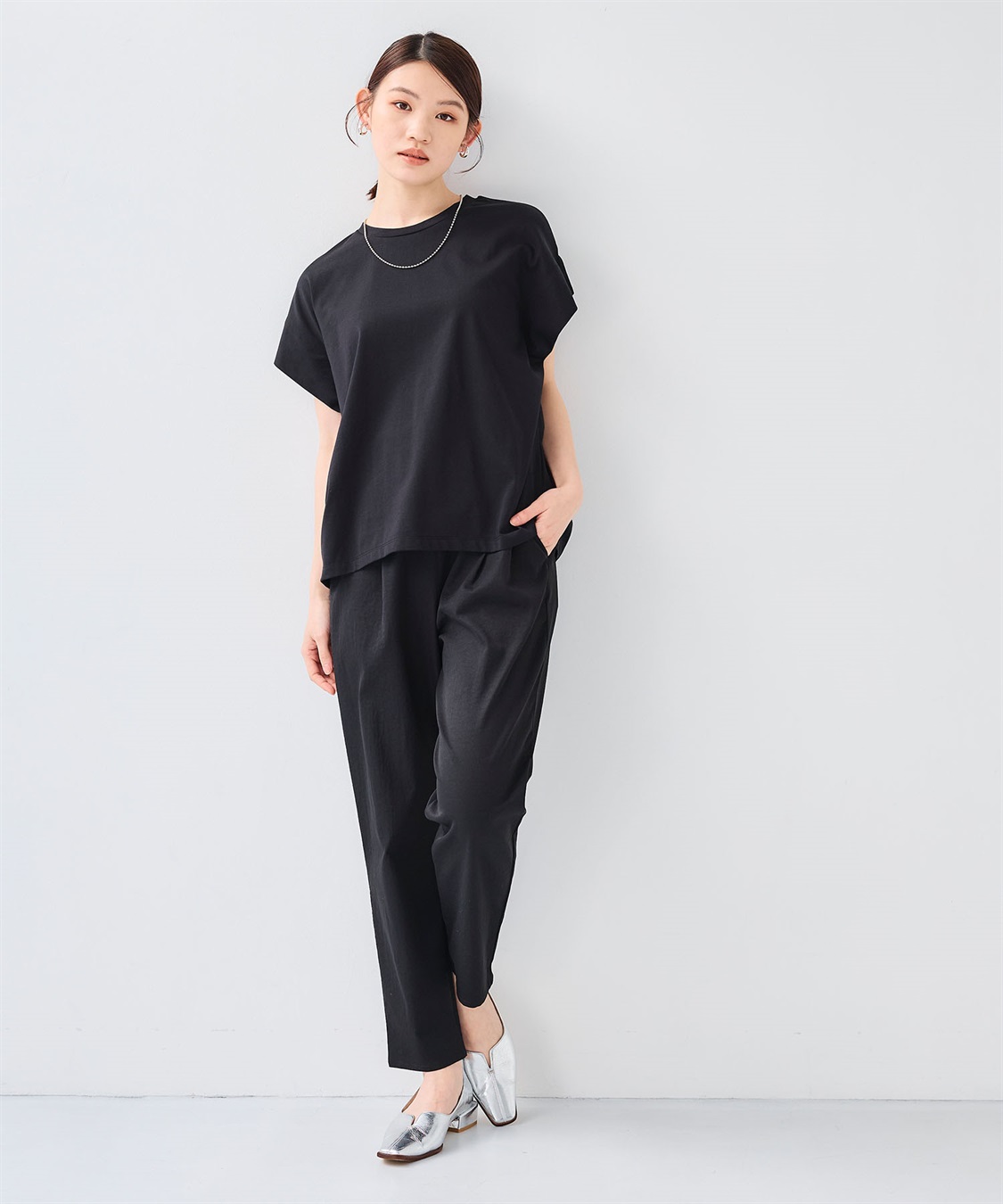 CROSS FUNCTION 《汗染み防止》正解 ゆるシルエットフレンチプルオーバー_sub_26