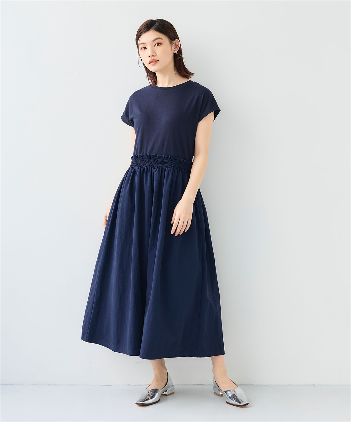 CROSS FUNCTION 《汗染み防止》エブ楽 ドッキングワンピース_sub_1