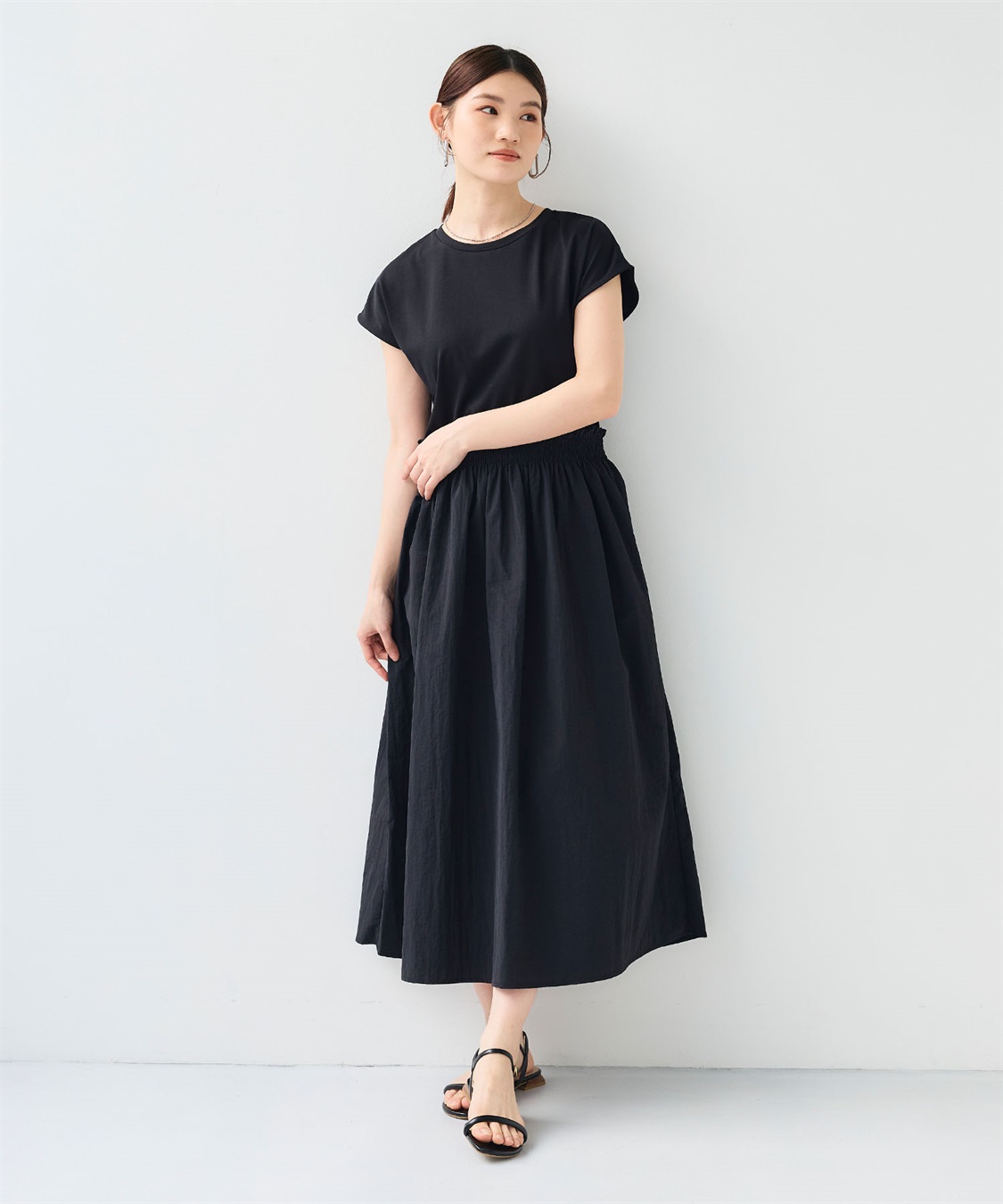 CROSS FUNCTION 《汗染み防止》エブ楽 ドッキングワンピース_sub_2