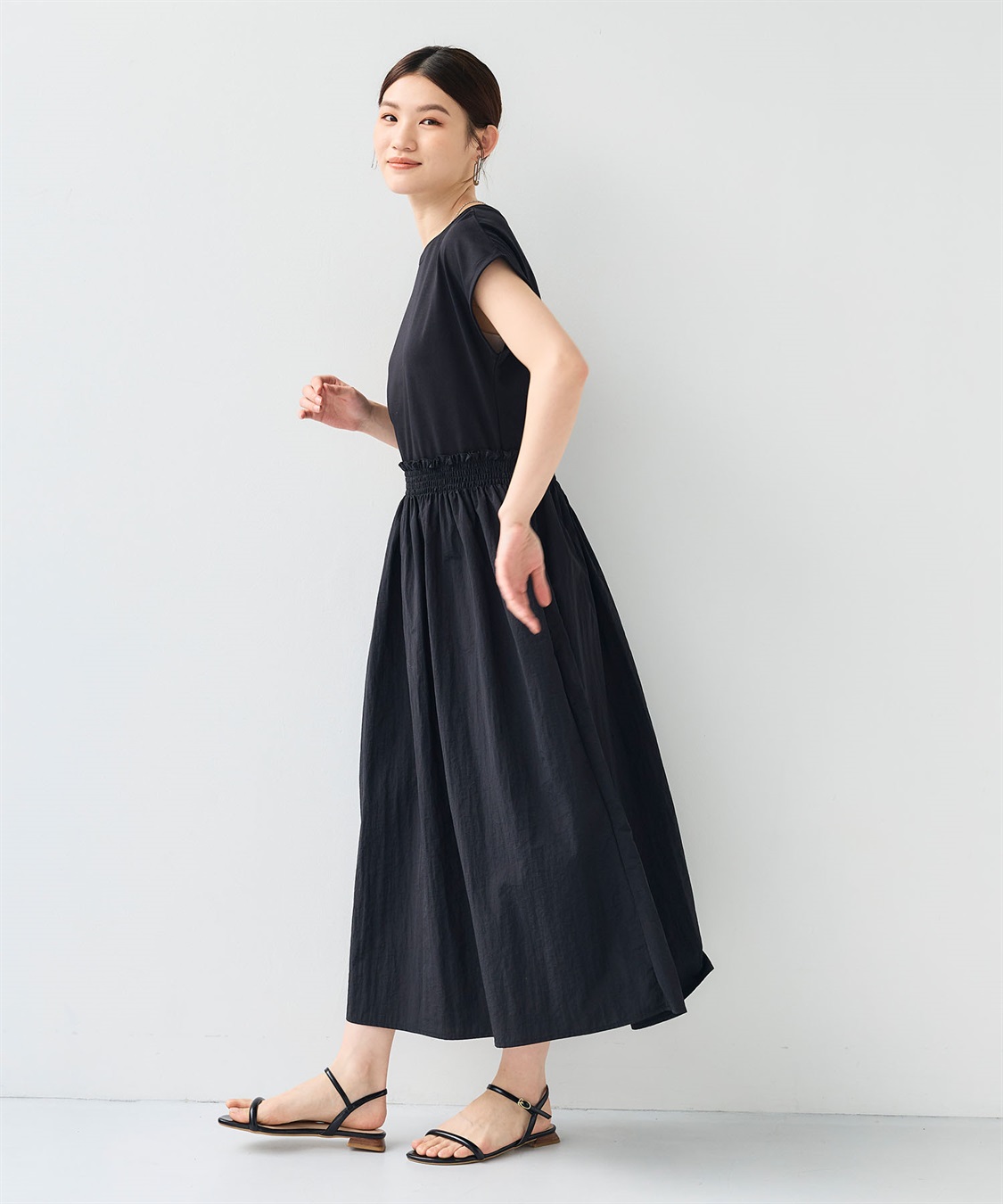 CROSS FUNCTION 《汗染み防止》エブ楽 ドッキングワンピース_sub_6