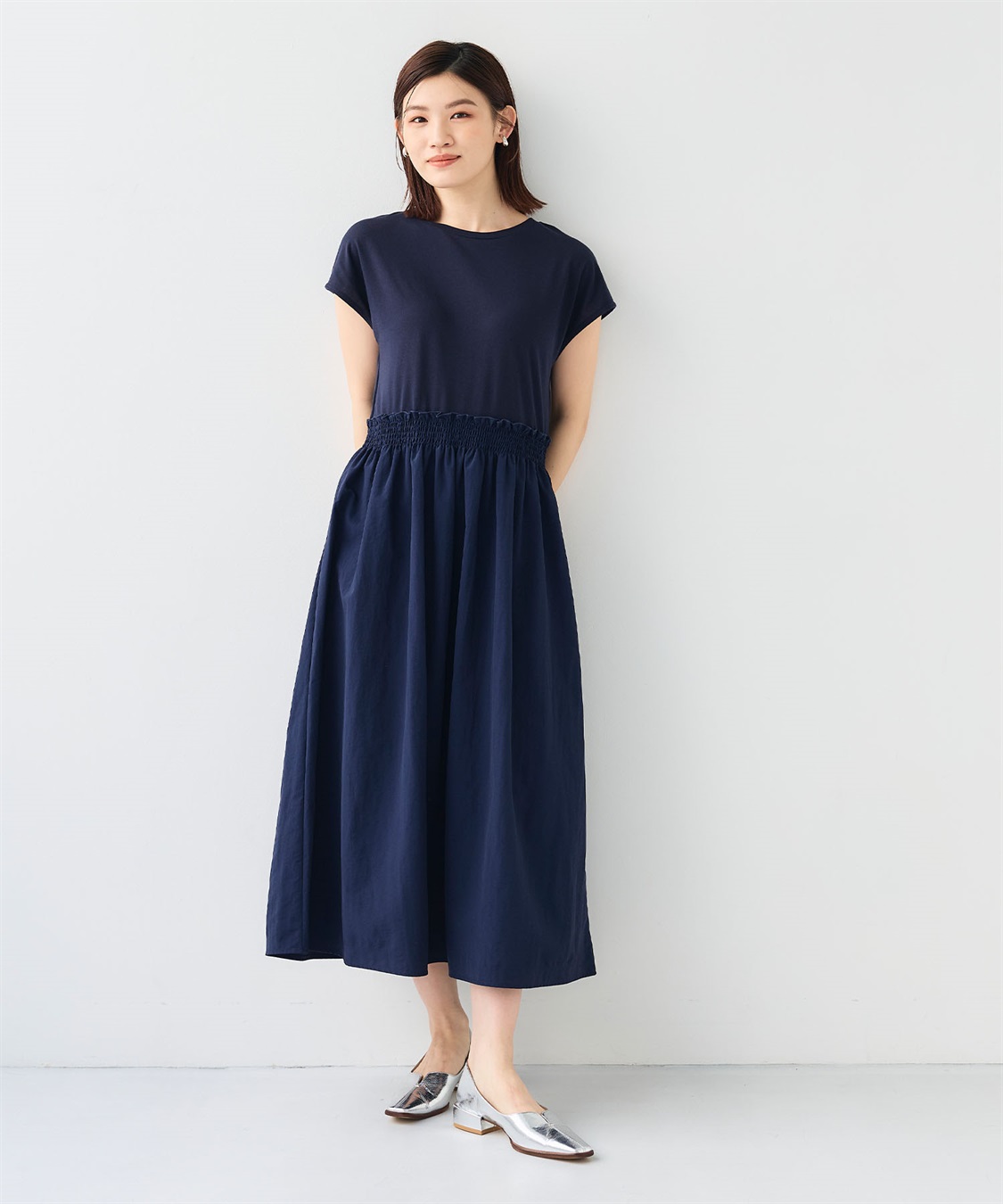 CROSS FUNCTION 《汗染み防止》エブ楽 ドッキングワンピース_sub_7