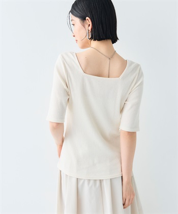 CROSS FUNCTION 《UVカット》エブ楽 前後2wayテレコ５分袖Tシャツ_subthumb_7