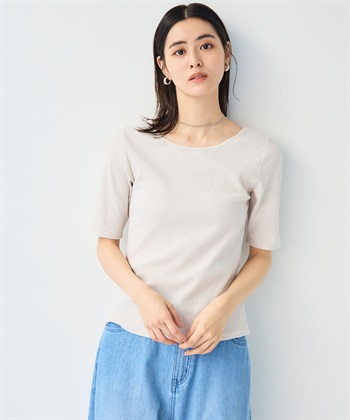 CROSS FUNCTION 《UVカット》エブ楽 前後2wayテレコ５分袖Tシャツ_subthumb_17