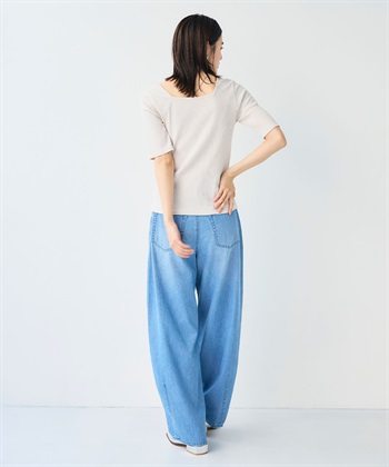 CROSS FUNCTION 《UVカット》エブ楽 前後2wayテレコ５分袖Tシャツ_subthumb_25