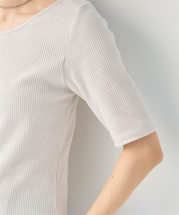 CROSS FUNCTION 《UVカット》エブ楽 前後2wayテレコ５分袖Tシャツ_subthumb_28