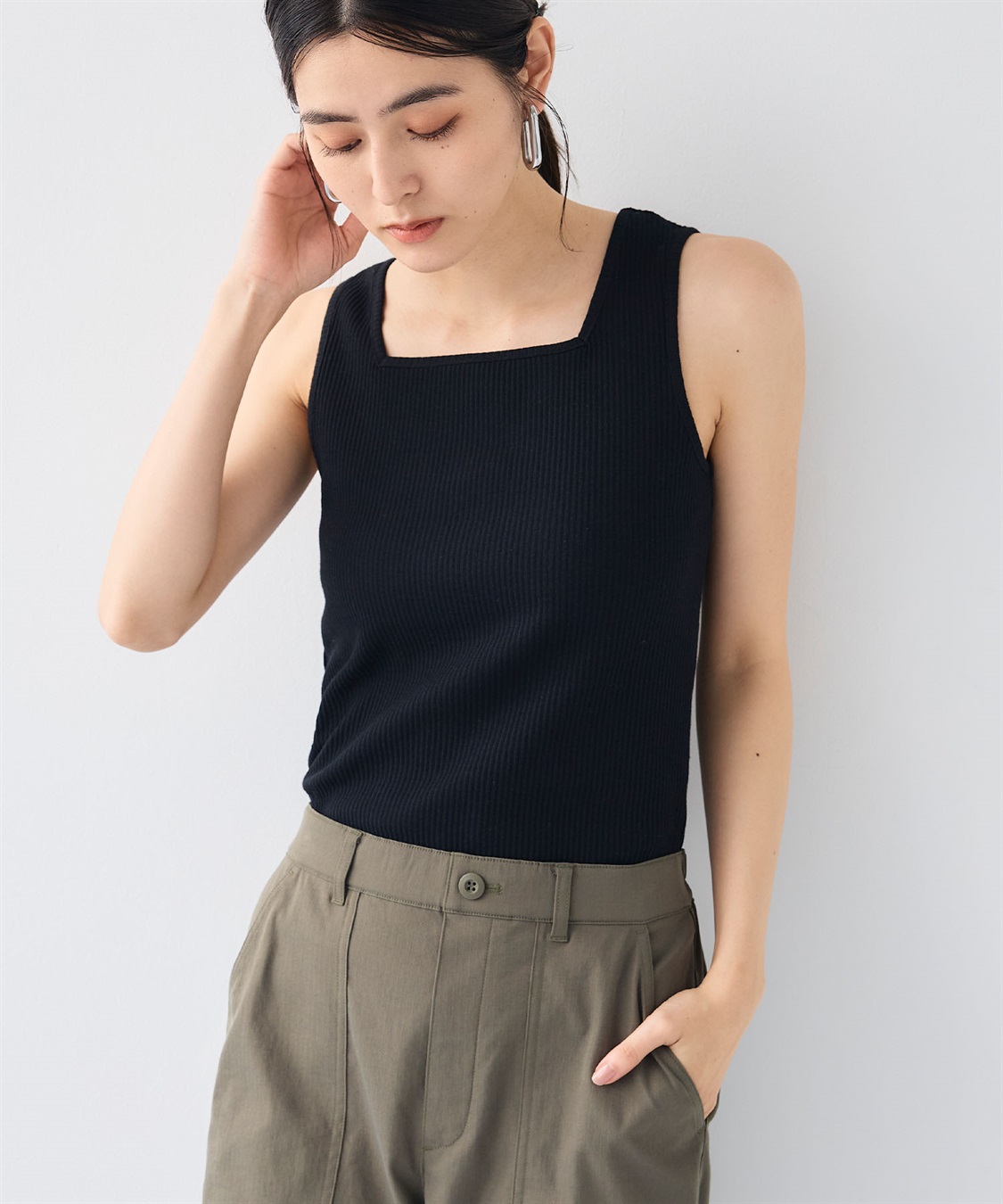 tシャツ 「追加」ソフトテレコタンクトップ レディース セール】テレコタンクトップ（タンクトップ）｜notch.（ノッチ