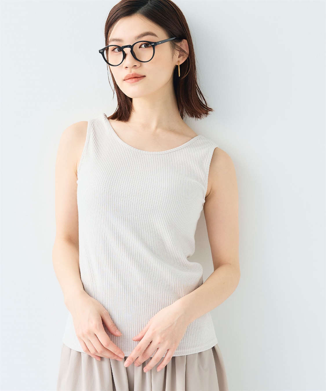 tシャツ 「追加」ソフトテレコタンクトップ レディース LAKOLE tシャツ 三角テレコタンクトップ / 188706 レディース