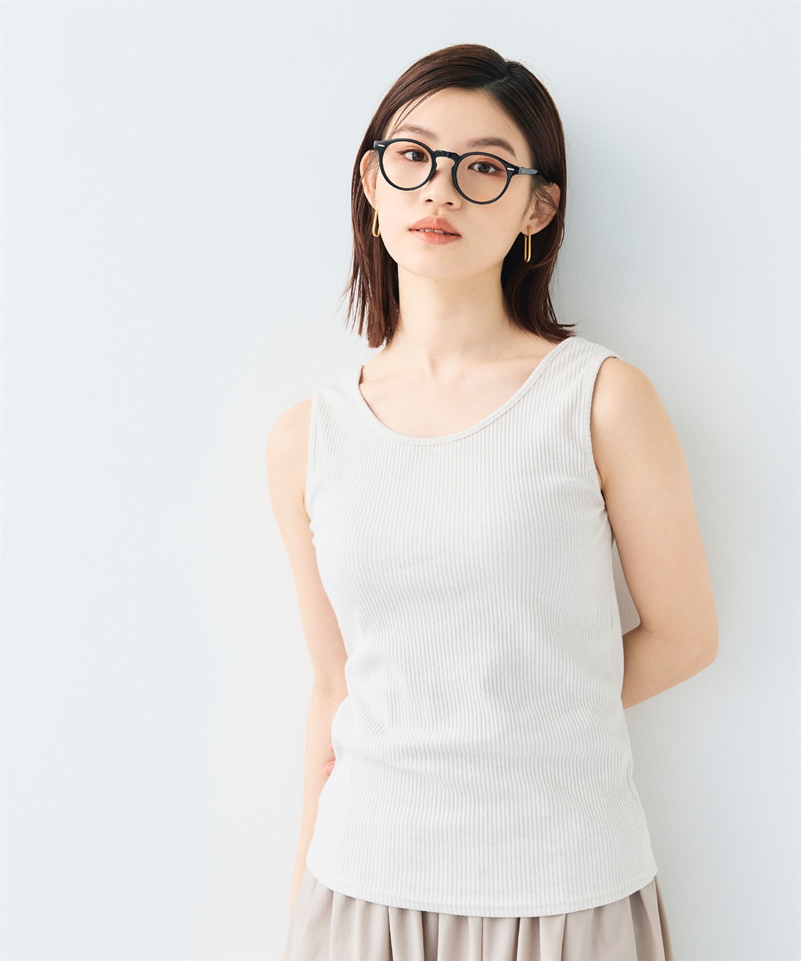 CROSS FUNCTION 《UVカット》エブ楽 前後2wayテレコタンクトップ_sub_8