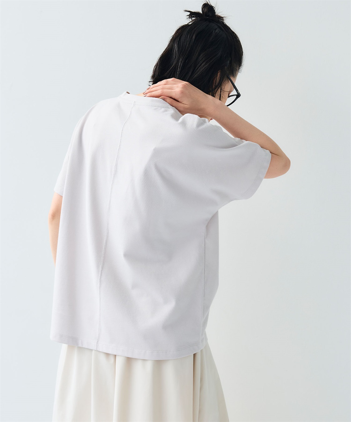 CROSS FUNCTION 《汗染み防止》正解ドルマンクルーネックTシャツ_sub_4